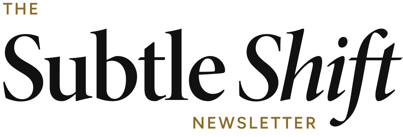 The Subtle Shift Newsletter logo: Weekly leadership insights and strategies for meaningful change by Matt Cross.